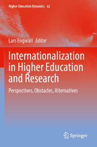 Book Cover for Internationalization in Higher Education and Research by Lars Engwall