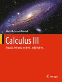 Book Cover for Calculus III by Mehdi RahmaniAndebili