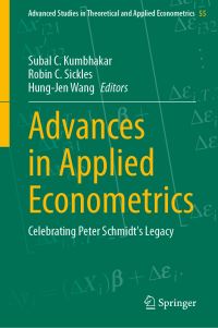 Book Cover for Advances in Applied Econometrics by Peter Schmidt