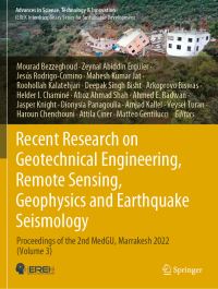Book Cover for Recent Research on Geotechnical Engineering, Remote Sensing, Geophysics and Earthquake Seismology Volume 3 by MedGU