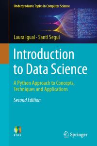 Book Cover for Introduction to Data Science by Laura Igual, Santi Seguí, Jordi Vitrià