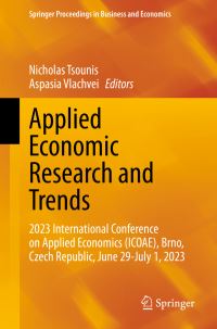 Book Cover for Applied Economic Research and Trends by International Conference on Applied Economics