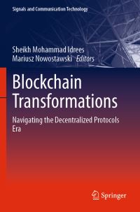 Book Cover for Blockchain Transformations by Shiekh Mohammad Idrees, Mariusz Nowostawski