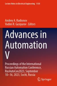 Book Cover for Advances in Automation V by International Russian Automation Conference
