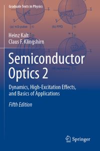 Book Cover for Semiconductor Optics 2 by Heinz Kalt, Claus F Klingshirn