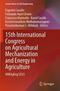 Book Cover for 15th International Congress on Agricultural Mechanization and Energy in Agriculture by International Congress on Agricultural Mechanization and Energy in Agriculture