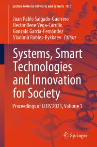 Book Cover for Systems, Smart Technologies and Innovation for Society Volume 1 by Technology and Innovation International Conference on Science