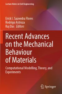 Book Cover for Recent Advances on the Mechanical Behaviour of Materials by International Conference on Mechanical Behavior of Materials