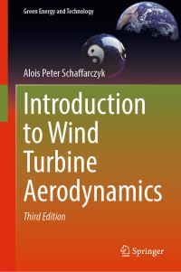 Book Cover for Introduction to Wind Turbine Aerodynamics by Alois Peter Schaffarczyk