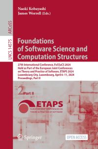 Book Cover for Foundations of Software Science and Computation Structures by Naoki Kobayashi, James Worrell