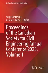 Book Cover for Proceedings of the Canadian Society of Civil Engineering Annual Conference 2023. Volume 1 General Track by Canadian Society of Civil Engineers