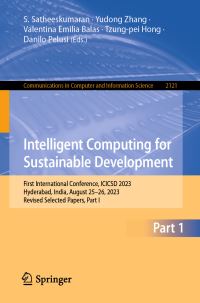 Book Cover for Intelligent Computing for Sustainable Development Part I by International Conference on Intelligent Computing for Sustainable Development