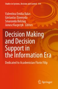Book Cover for Decision Making and Decision Support in the Information Era by F G Filip