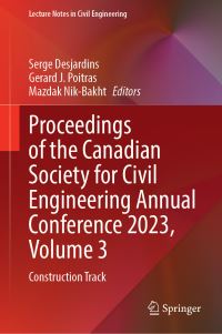 Book Cover for Proceedings of the Canadian Society for Civil Engineering Annual Conference 2023. Volume 3 Construction Track by Canadian Society for Civil Engineering