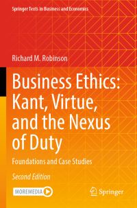 Book Cover for Business Ethics by Richard M Robinson