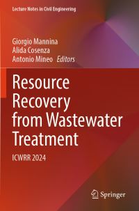 Book Cover for Resource Recovery from Wastewater Treatment by International Conference on WiderUptake of Water Resource Recovery from Wastewater Treatment