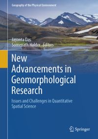 Book Cover for New Advancements in Geomorphological Research by Jayanta Das, Somenath Halder