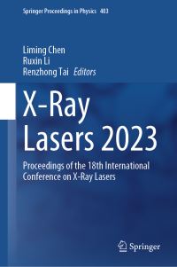 Book Cover for X-Ray Lasers 2023 by International Conference on XRay Lasers