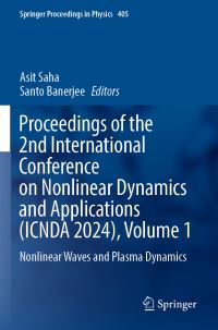 Book Cover for Proceedings of the 2nd International Conference on Nonlinear Dynamics and Applications (ICNDA 2024), Volume 1 by Asit Saha, Santo Banerjee