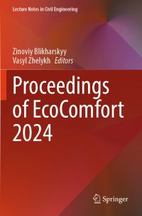 Book Cover for Proceedings of EcoComfort 2024 by International Scientific Conference EcoComfort and Current Issues of Civil Engineering