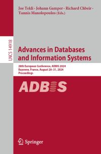 Book Cover for Advances in Databases and Information Systems by ADBIS Conference