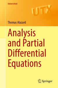 Book Cover for Analysis and Partial Differential Equations by Thomas Alazard