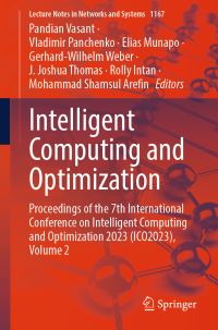 Book Cover for Intelligent Computing and Optimization Volume 2 by International Conference on Intelligent Computing and Optimization