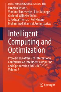Book Cover for Intelligent Computing and Optimization Volume 3 by International Conference on Intelligent Computing and Optimization