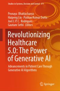 Book Cover for Revolutionizing Healthcare 5.0 by Pronaya Bhattacharya, Haipeng Liu, Pushan Kumar Dutta, Joel Rodrigues, Gautam Sethi