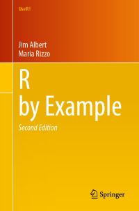 Book Cover for R by Example by Jim Albert, Maria L Rizzo