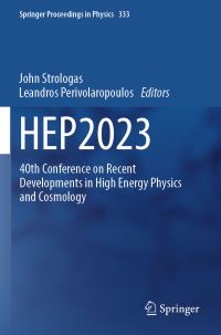 Book Cover for HEP2023 by Conference on Recent Developments in High Energy Physics and Cosmology