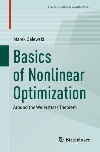 Book Cover for Basics of Nonlinear Optimization by Marek Galewski