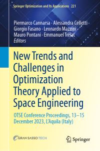 Book Cover for New Trends and Challenges in Optimization Theory Applied Space Engineering by Workshop New Trends and Challenges in Optimization Theory Applied to Space Engineering
