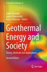 Book Cover for Geothermal Energy and Society by Adele Manzella, Agnes Allansdottir, Anna Pellizzone