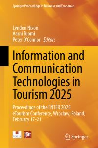 Book Cover for Information and Communication Technologies in Tourism 2025 by International eTourism Conference