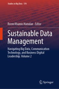 Book Cover for Sustainable Data Management Volume 2 by Reem Khamis Hamdan