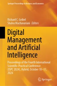 Book Cover for Digital Management and Artificial Intelligence by International ScientificPractical Conference