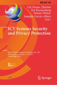 Book Cover for ICT Systems Security and Privacy Protection Part I by IFIP TC11 International Information Security Conference, International Federation for Information Processing