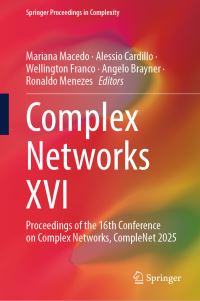 Book Cover for Complex Networks XVI by CompleNet Workshop