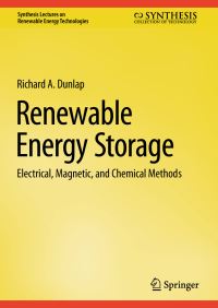 Book Cover for Renewable Energy Storage by R A Dunlap