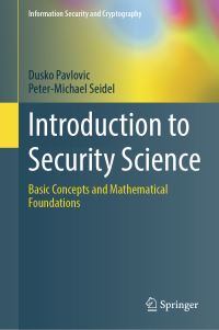 Book Cover for Introduction to Security Science by Dusko Pavlovic, PeterMichael Seidel