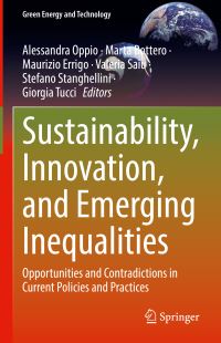 Book Cover for Sustainability, Innovation, and Emerging Inequalities by UPhD Green Conference
