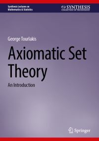 Book Cover for Axiomatic Set Theory by George Tourlakis