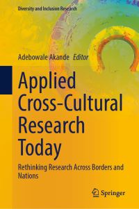Book Cover for Applied Cross-Cultural Research Today by Adebowale Akande