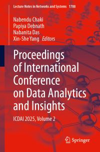 Book Cover for Proceedings of International Conference on Data Analytics and Insights Volume 2 by International Conference on Data Analytics and Insights