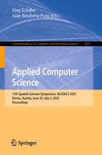 Book Cover for Applied Computer Science by Jörg Schäfer, Juan BoubetaPuig