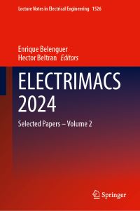 Book Cover for ELECTRIMACS 2024 by Enrique Belenguer, Hector Beltran