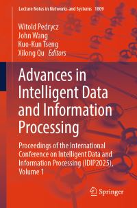 Book Cover for Advances in Intelligent Data and Information Processing Volume 1 by International Conference on Intelligent Data and Information Processing