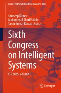 Book Cover for Sixth Congress on Intelligent Systems by Sandeep Kumar, Mohammad Shorif Uddin, Tarun Kumar Rawat
