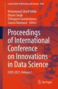 Book Cover for Proceedings of International Conference on Innovations in Data Science Volume 2 by International Conference on Innovations in Data Science, Manipal University Jaipur